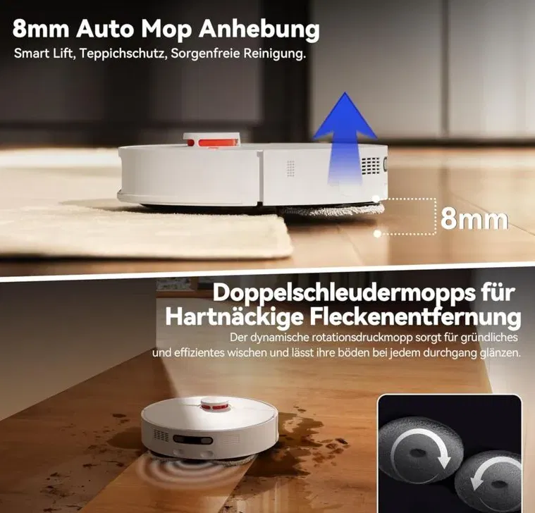 Schnäppchen, Deals Und Rabattcodes Des Tages - Jonr P20 Pro Saugroboter Mit Wischfunktion Und Hubmop