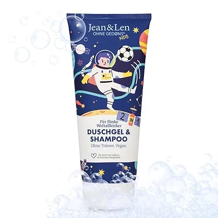 Jean & Len 2in1 Duschgel und Shampoo für flinke Weltallkicker ohne Tränen (200ml) ab 1,42 € inkl. Prime-Versand (statt 2,49 €)