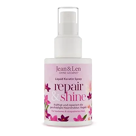 Jean & Len Liquid Keratin Spray mit Phyto-Keratin Bausteinen & Proteinen (100 ml – 1er Pack) ab 2,25 € inkl. Prime-Versand (statt 4,99 €)