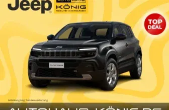 Jeep Avenger Altitude mit 110 PS für 159,00 € / Monat + 1.199,00 € einmalig – LF 0,49 (Privat- und Gewerbekunden)