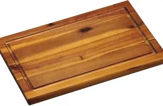 KESPER Schneidbrett mit Saftrille Akazienholz 32x21x15cm Braun Natur 28180 4,90 € Prime-Versand
