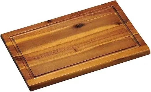 KESPER  Schneidbrett mit Saftrille Material: Akazienholz Maße: 32 x 21 x 15 cm Farbe: Braun Natur  28180 für 4,90 € inkl. Prime-Versand (statt 6,00 €)
