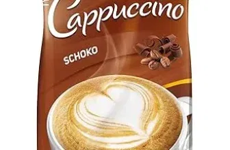 KRÜGER Family Cappuccino Schoko aromatisiertes Getränkepulver mit löslichem Bohnenkaffee koffeinhaltig 500 g Beutel ab 1,87 € inkl. Prime-Versand (statt 3,59 €)
