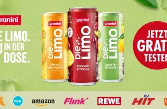 Die Limo von granini in der Dose: Jetzt kostenlos testen [100% Cashback – 1 Dose]