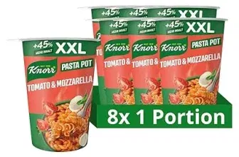 Knorr Pasta Pot Tomato & Mozzarella XXL (8 x 93 g) ab 7,90 € inkl. Prime-Versand (statt 14,32 €)