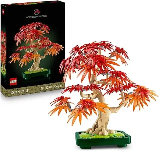 LEGO Botanicals Japanischer Roter Ahorn – Bonsai-Baum (10348) für 34,99 € inkl. Prime-Versand