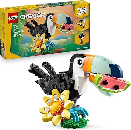 LEGO Creator 3-in-1 – Wild Animals: Tropical Toucan (31173) für 10,29 € inkl. Prime-Versand