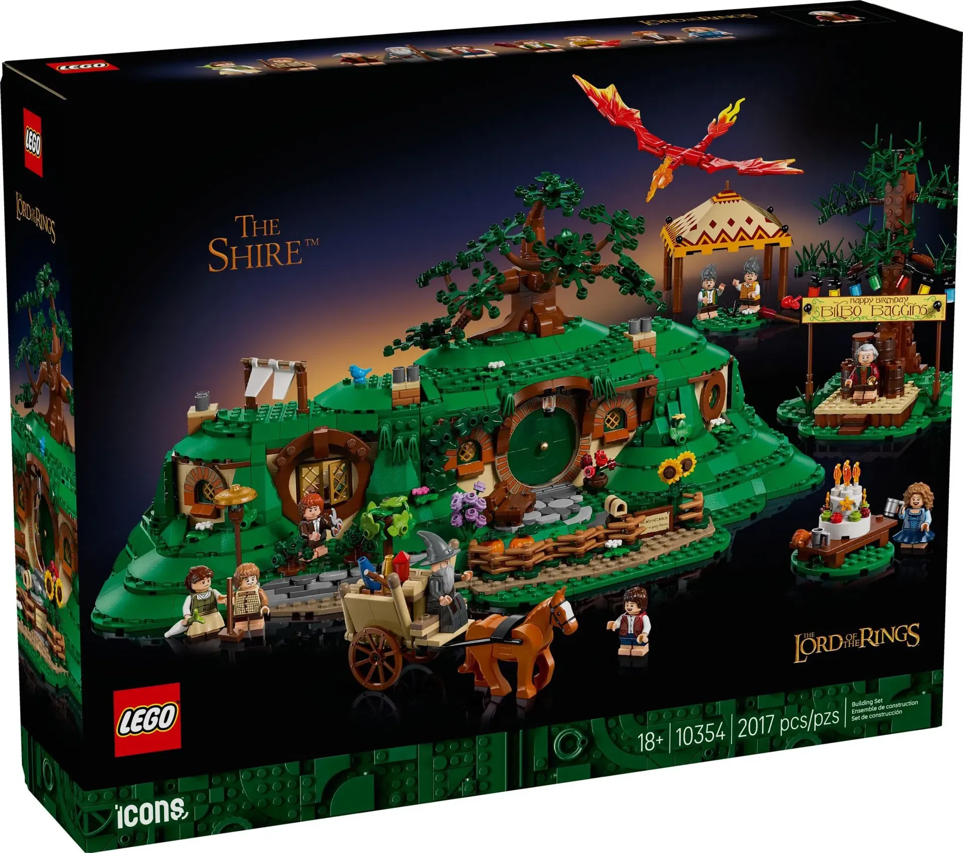 LEGO Icons – Der Herr der Ringe: Das Auenland (10354) für 199,99 € inkl. Versand