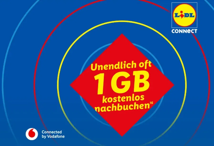 Lidl Connect startet Unlimited on Demand – Prepaid-Tarife mit unbegrenztem Datenvolumen im Vodafone-Netz