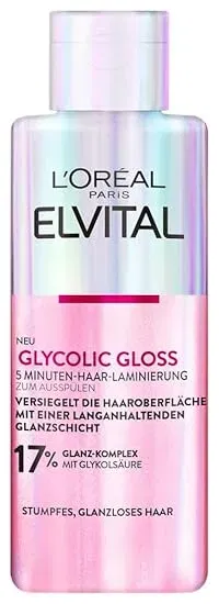 Schnäppchen, Deals und Rabattcodes des Tages - L'Oreal Paris Elvital Glycolic Gloss 5 Minuten Haar Laminierung