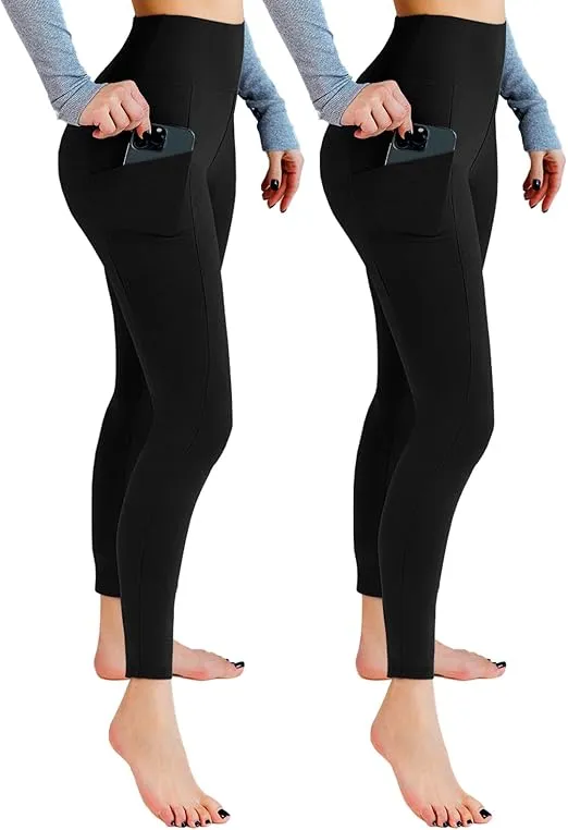 Leafigure 2er Pack Sport Leggings (mit Taschen Gym Blickdicht für Sport Yoga) für 8,99 € inkl. Prime-Versand (statt 14,99 €)