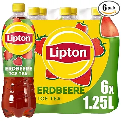 Lipton Ice Tea Strawberry Eistee 6er Pack (6 x 1,25 l) für 6,99 € inkl. Prime-Versand zzgl. Pfand (statt 10,14 €)