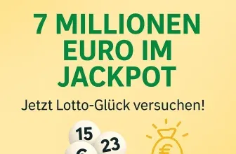 Lotto24 Neukunden: 3 Felder Lotto 6aus49 für 1 € (statt 4,70 €) | aktuell 7 Millionen Euro im Jackpot