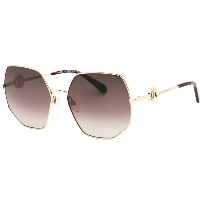 Marc Jacobs Havana Leg Ends Gold Sonnenbrille (Einheitsgröße) für 89,10 € inkl. Versand (statt 124,87 €)