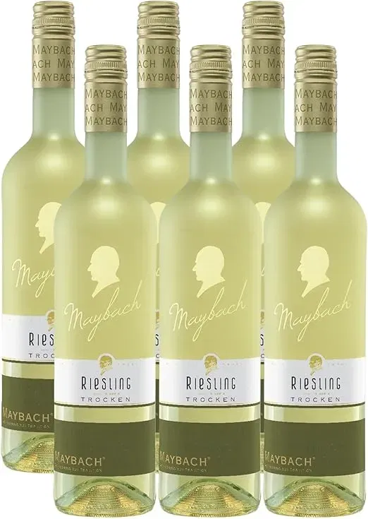 Maybach Qualitätswein Riesling trocken 2016 6er Pack (6 x 0,75 l) ab 16,95 € inkl. Prime-Versand