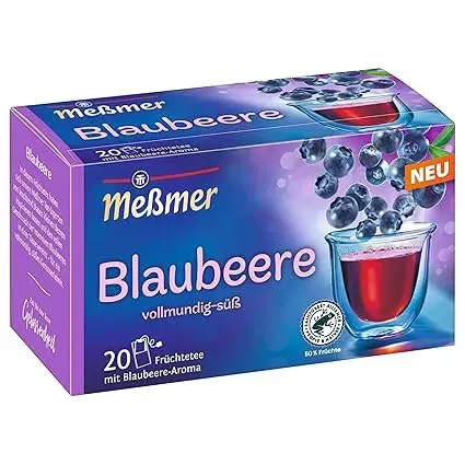 Meßmer Blaubeere (20 Teebeutel) ab 1,61 € inkl. Prime-Versand (statt 2,35 €)