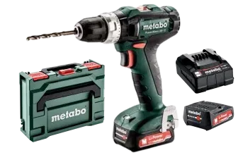 Metabo PowerMaxx Sb 12 Akku-Schlagbohrer (2X 2.0 Ah LiHD Akku) für 75,90 € inkl. Versand (statt 109,98 €)