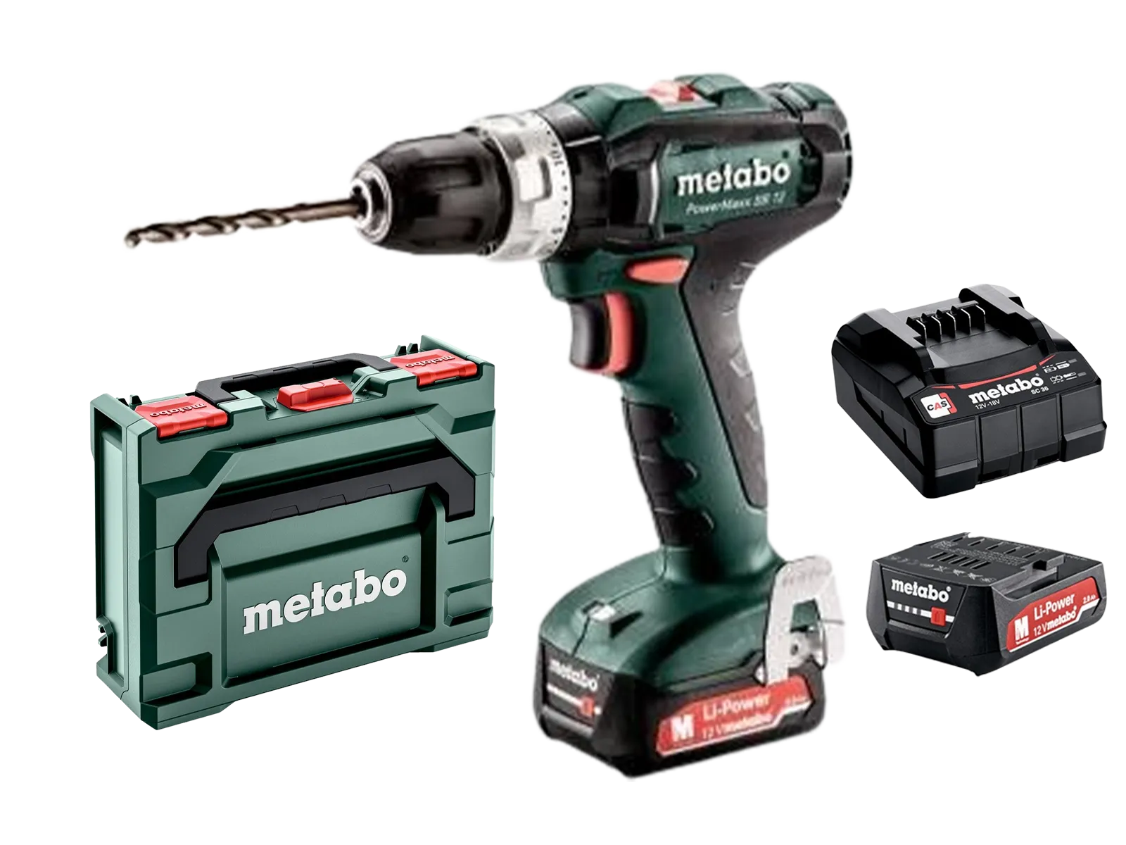 Metabo PowerMaxx Sb 12 Akku-Schlagbohrer (2X 2.0 Ah LiHD Akku) für 75,90 € inkl. Versand (statt 109,98 €)