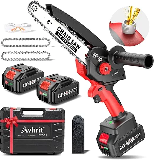 Avhrit Mini Kettensäge (mit Akku 8000 mAh  8 Zoll) für 39,99 € inkl. Versand (statt 79,99 €)