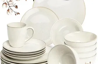 Moritz & Moritz SENSE 24-tlg. Geschirrset (6 Personen Beige) für 44,99 € inkl. Versand (statt 99,99 €)
