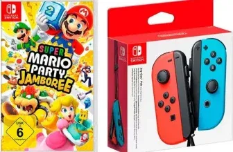 Nintendo Switch Joy-Con 2er-Set rot / blau + Mario Party Jamboree Nintendo-Controller für 89,99 € inkl. Versand