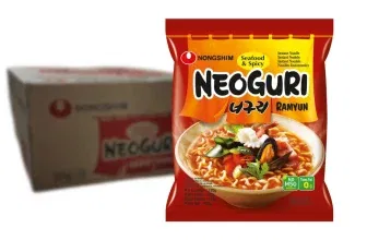 Nong Shim Neoguri Instantnudeln Seafood & Spicy Ramyun (20er Vorteilspack á 120g) ab 12,32 € inkl. Prime-Versand (statt 19,80 €)