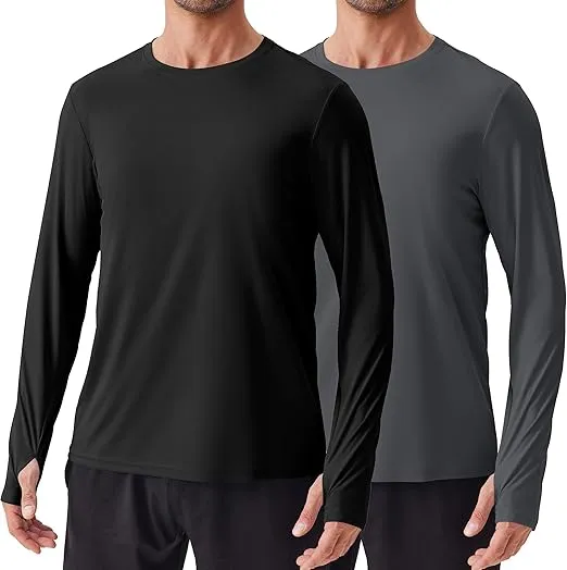 PINSPARK Herren Rashguard LSF UPF 50+ 2 Stück (3 Farbkombinationen, Gr. S bis 3XL) für 17,99 € inkl. Prime-Versand (statt 29,99 €)