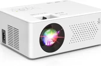 PURSHE Mini Beamer Mini Bluetooth Projektor Full HD 1080P für 28,15 € inkl. Prime-Versand (statt 50,00 €)