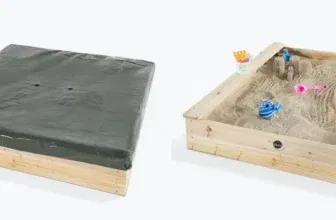Plum Plum quadratischer Sandkasten aus Holz (mit Sitzbank natur) für 44,94 € inkl. Versand (statt 69,90 €)