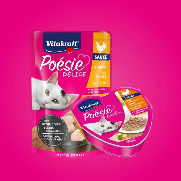 Gratis Vitakraft Poésie Katzenfutter testen bis 31. August
