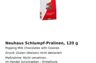 Schnäppchen, Deals und Rabattcodes des Tages - Schlumpf Pralinen Popping Milk Chocolates with Cookies
