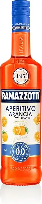 Ramazzotti Arancia 0.0% alkoholfreier italienischer Frucht-Likör mit Orange zum Mixen von Mocktails & Spritz-Kreationen Sommer-Getränk – 1 x 07 l für 10,99 € inkl. Prime-Versand (statt 13,99 €)