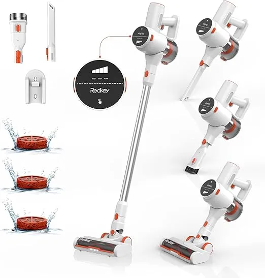 Redkey P8 Akku Staubsauger 25kPa 250W Sauger 40min Laufzeit für 62,00 € inkl. Versand (statt 89,00 €)