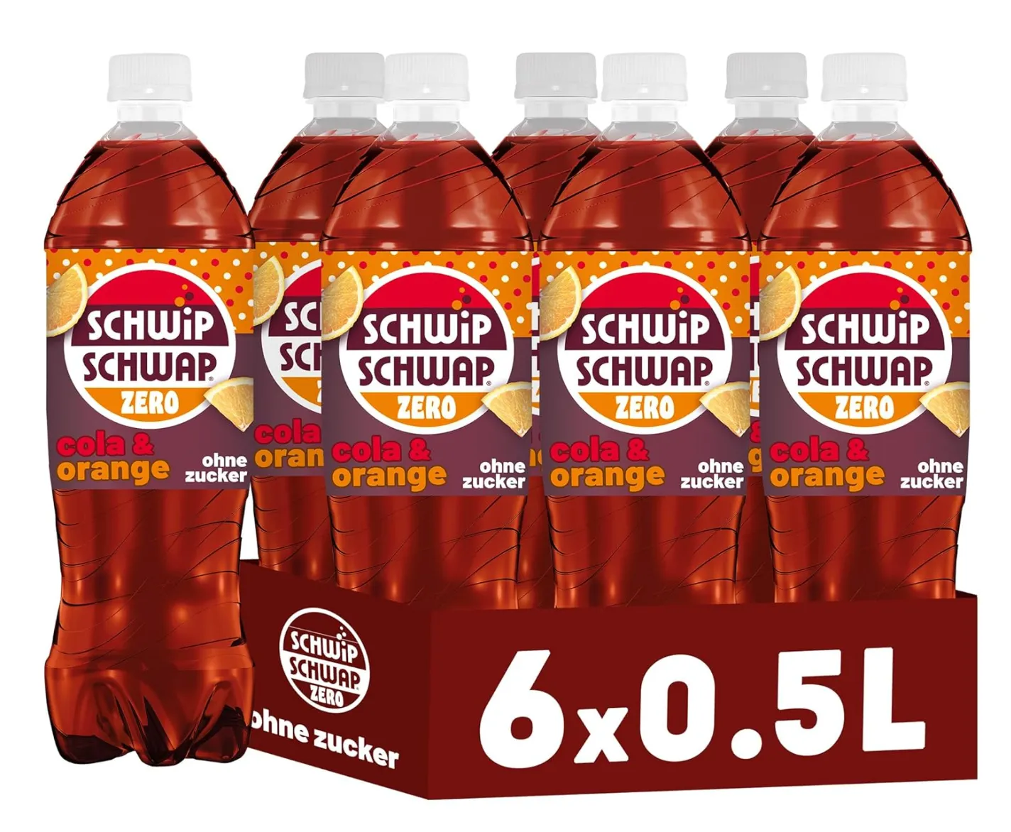 SCHWIPSCHWAP ohne Zucker EINWEG (6 x 0,5 l) ab 4,49 € inkl. Prime-Versand zzgl. Pfand (statt 7,14 €)