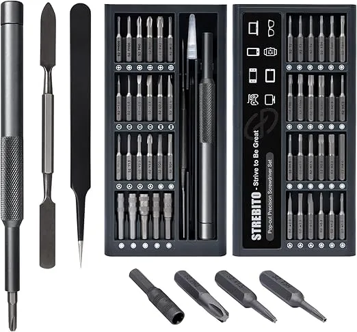 STREBITO Micro Präzisionsschraubendreher Set 50 in 1 für 8,55 € inkl. Prime-Versand (statt 17,09 €)