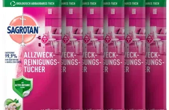 Schnäppchen, Deals und Rabattcodes des Tages - Sagrotan Allzweck Reinigungstücher Granatapfel Limette 6er Pack