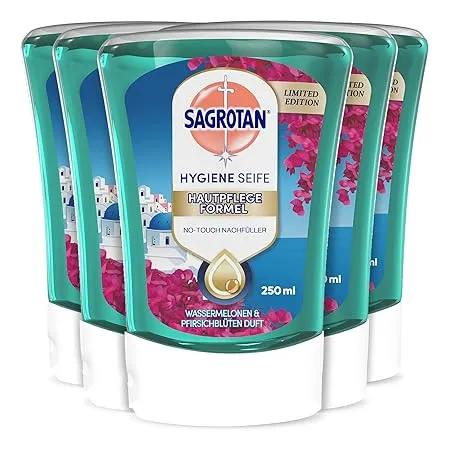 Sagrotan No-Touch Nachfüller Floral Coast Limited Edition 5er Pack (5 x 250 ml) ab 10,79 € inkl. Prime-Versand