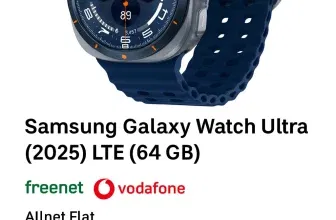 MediaMarkt Tarifwelt: Samsung Galaxy Watch Ultra (2025) LTE (64 GB) + freenet Vodafone Allnet Flat 12GB 5G für 14,99 € / Monat + 94,94 € einmalig