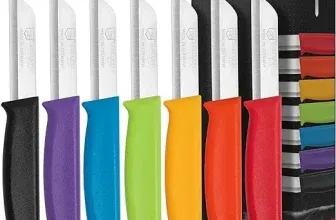 Schwertkrone® Schälmesser 7er Set [MADE IN SOLINGEN – GERMANY] – Allzweckmesser (7x bunt – 6cm Klinge) für 8,99 € inkl. Prime-Versand (statt 14,99 €)