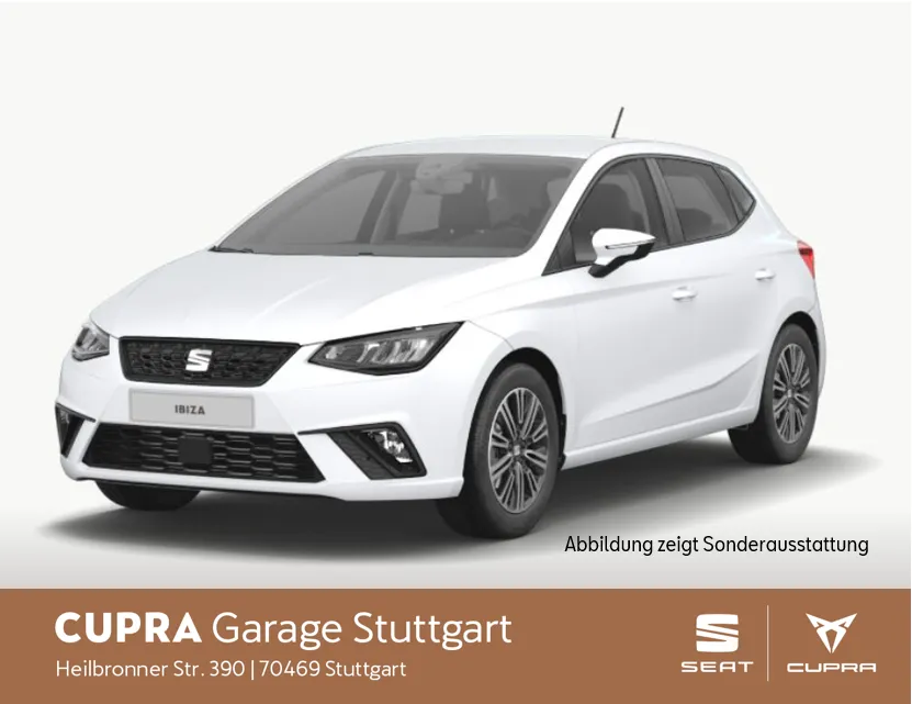 Seat Ibiza Road Edition mit 116 PS für 83,00 € / Monat + 1.340,00 € einmalig – LF 0,30 (Privat- und Gewerbekunden)