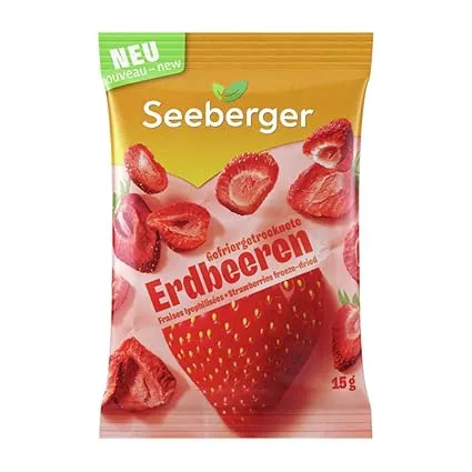 Seeberger Gefriergetrocknete Erdbeeren (15g) ab 1,85 € inkl. Prime-Versand (statt 2,29 €)