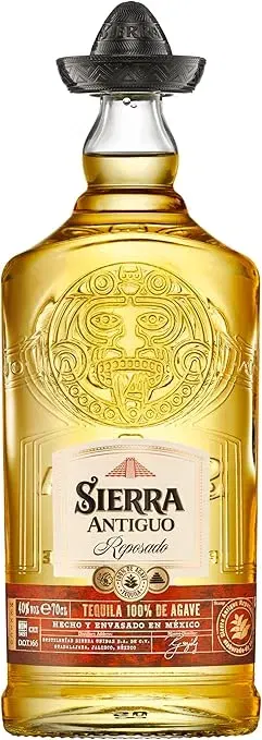 Sierra Tequila Antiguo Reposado (1 x 700 ml) – reiner Tequila Reposado aus 100% Blaue Weber Agave – ideal für Cocktails wie Margaritas – 40% Alk. (1x700ml) für 17,69 € inkl. Prime-Versand (statt 26,35 €)