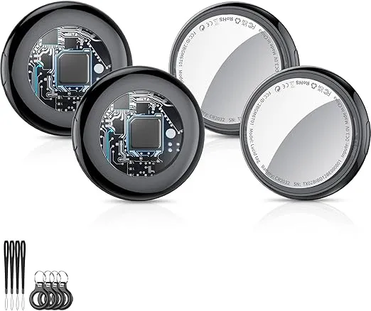 AirTag-Alternative: 4er Pack Smart Air Tracker Tag Schlüsselfinde Kompatibel mit Apple Wo ist? (Nur IOS, Kein Android) für 21,49 € inkl. Prime-Versand (statt 29,00 €)