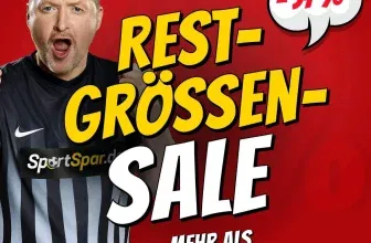 SportSpar Restgrößen Sale: Über 1.000 Produkte mit bis zu 97% Rabatt ggü. UVP