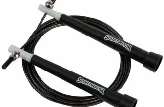Sportinator Geschwindigkeits-Springseil schwarz für 7,17 € inkl. Versand (statt 9,99 €)