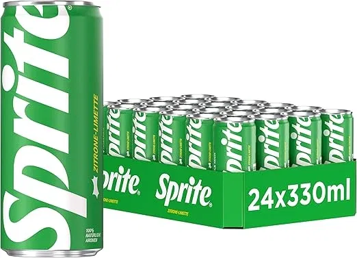 Sprite Einweg Dosen 24er Pack (24 x 330 ml) ab 14,84 € zzgl. Pfand & Prime-Versand