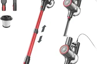 Staubsauger 6-in-1 Stielstaubsauger & Handstaubsauger (6M Kabel 23Kpa stark Saugkraft 600W Motor) für 64,99 € inkl. Versand (statt 120,00 €)