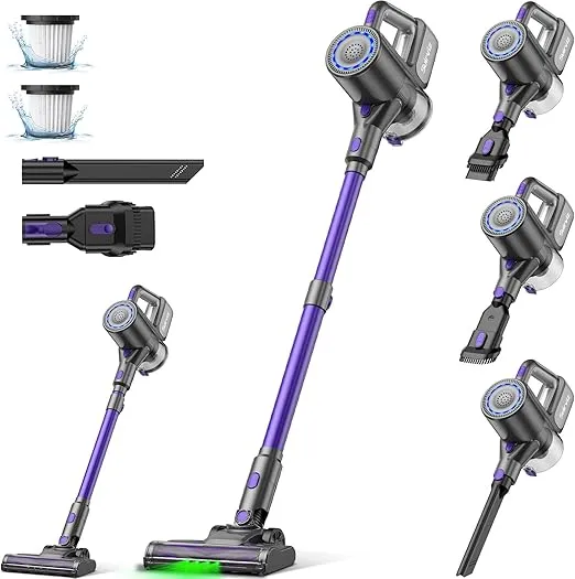 Suirviz Akku Staubsauger (45000Pa/500W/45Min Kabellos) für 54,50 € inkl. Versand (statt 109,00 €)
