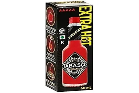 TABASCO Scorpion Sauce (Scoville-Wert: 23.000-33.000) ab 4,89 € inkl. Prime-Versand (statt 6,99 €)