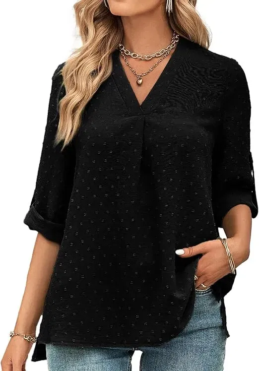 Tanmono Damen Bluse (12 Farben, Gr. S bis 4XL) für 12,09 € inkl. Prime-Versand (statt 21,99 €)